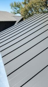 side profile of metal roof