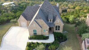 Beautiful stone home with new shingle roof