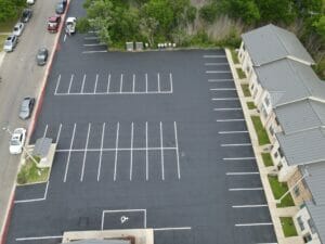 large parking lot
