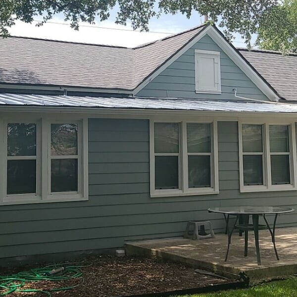 New siding on Home in Hollywood Park TX